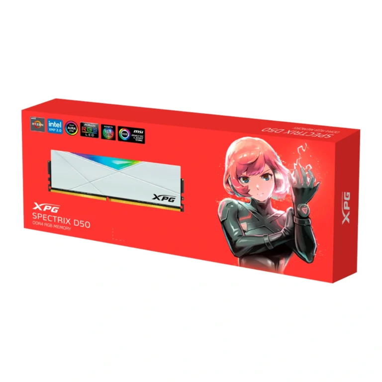 Adata-XPG-Spectrix-D50-8GB-DDR4-3200MHz-White