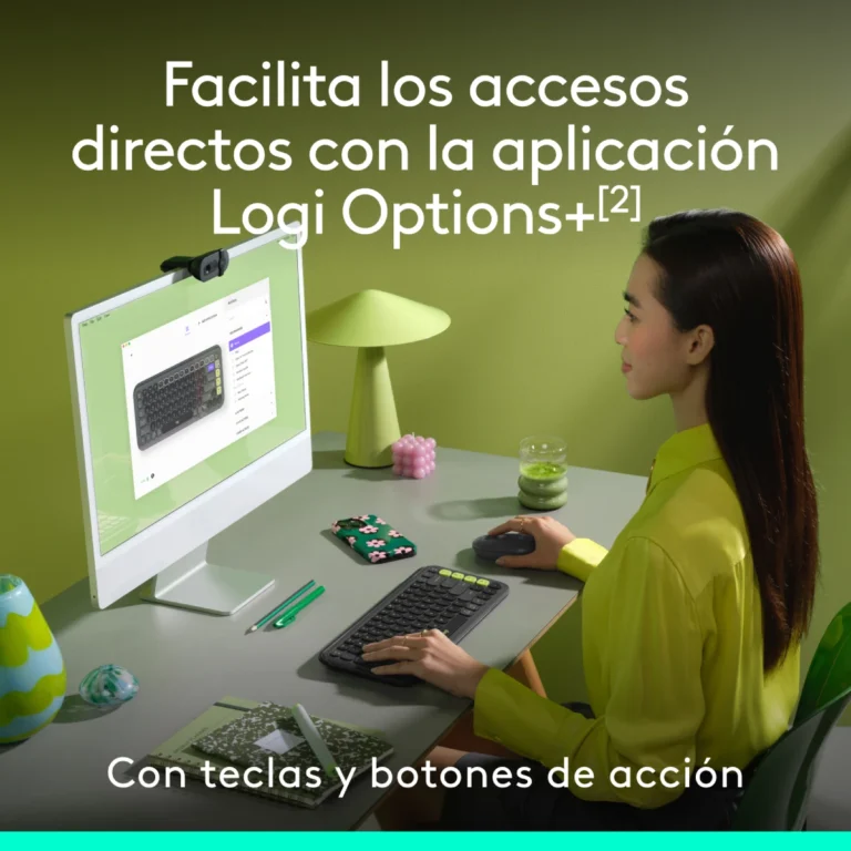 Combo-Teclado-Mouse-Logitech-POP-Icon-Grafito-Green-Espanol