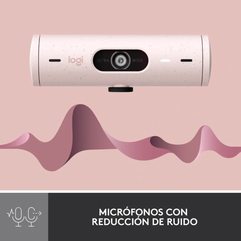 Logitech-Brio-500-Full-HD-1080p-Rosa-Con-Microfono