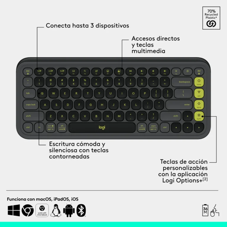 Logitech-POP-Icon-Grafito-Green-Espanol-Multi-Dispositivo