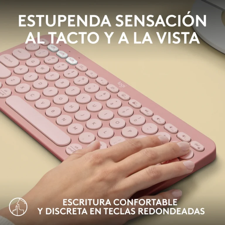 Teclado-Bluetooth-Logitech-Pebble-Keys-2-K380s-Rosa