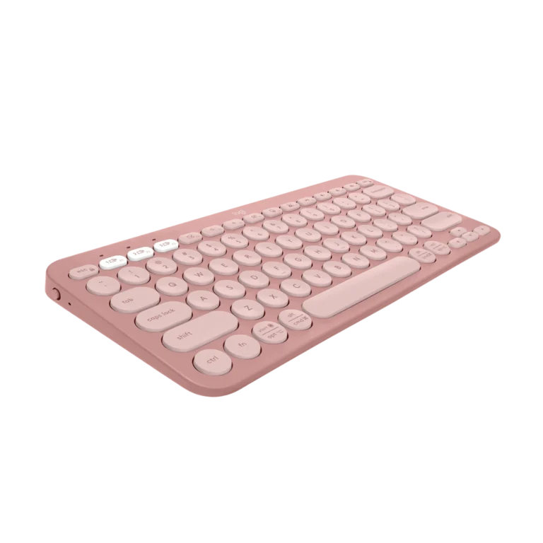 Teclado-Bluetooth-Multidispositivo-Logitech-Pebble-Keys-2-K380s-Rosa