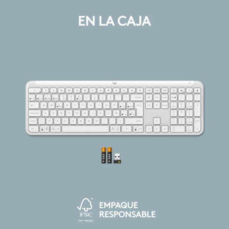 Teclado-Inalambrico-Logitech-Signature-Slim-K950-Blanco-en-Espanol-Caja