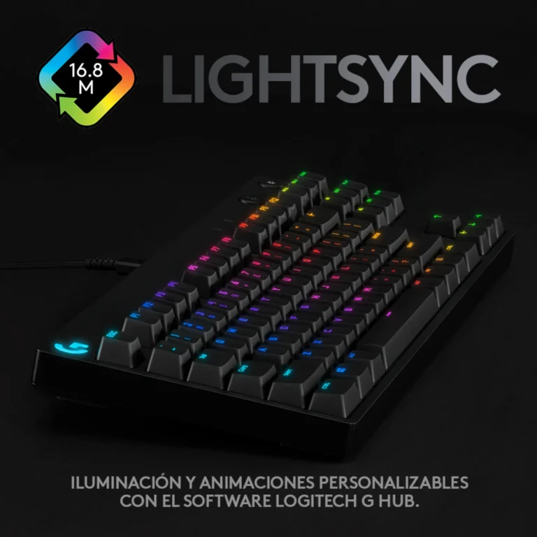 Teclado-Logitech-G-PRO-TKL-GX-Blue-Clicky-Lightsync