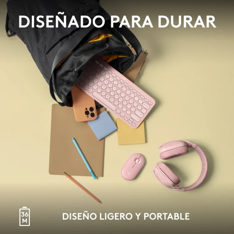 Teclado-Logitech-Pebble-Keys-2-K380s-Rose