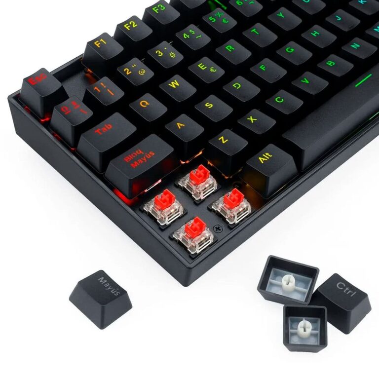 Teclado-Redragon-Kumara-K552-RGB-Switch-Red