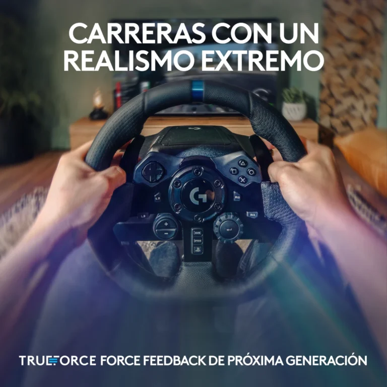 Volante-de-carreras-y-pedales-Logitech-G923-Trueforce-para-PlayStation-5-y-4-2