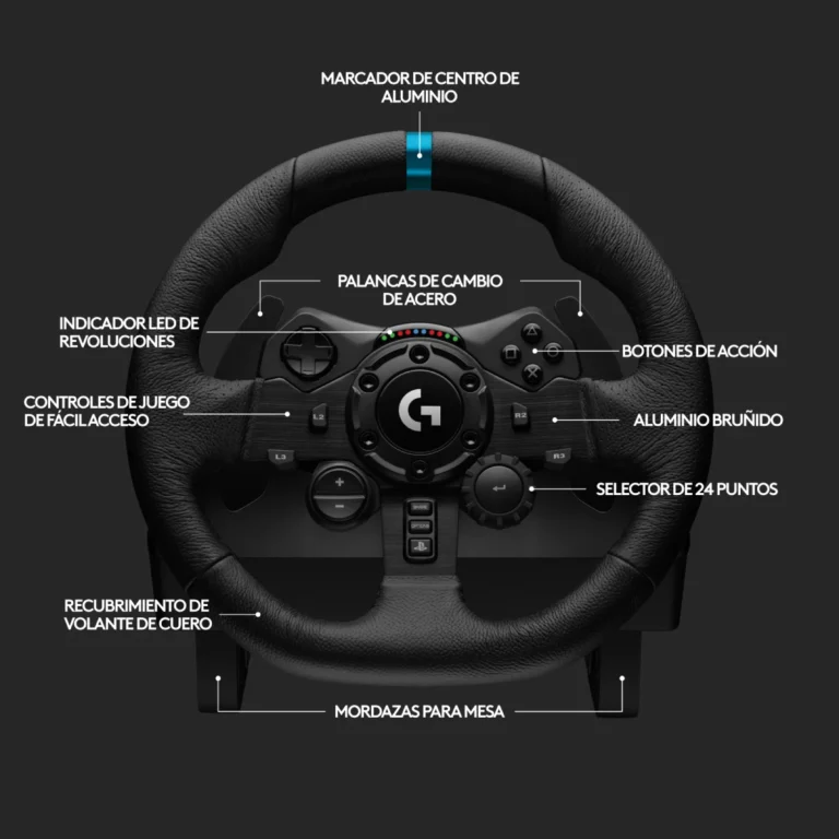 Volante-de-carreras-y-pedales-Logitech-G923-Trueforce-para-PlayStation-5-y-4-7
